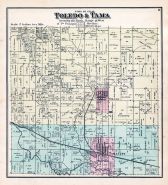 Toledo and Tama Townships, Tama County 1875